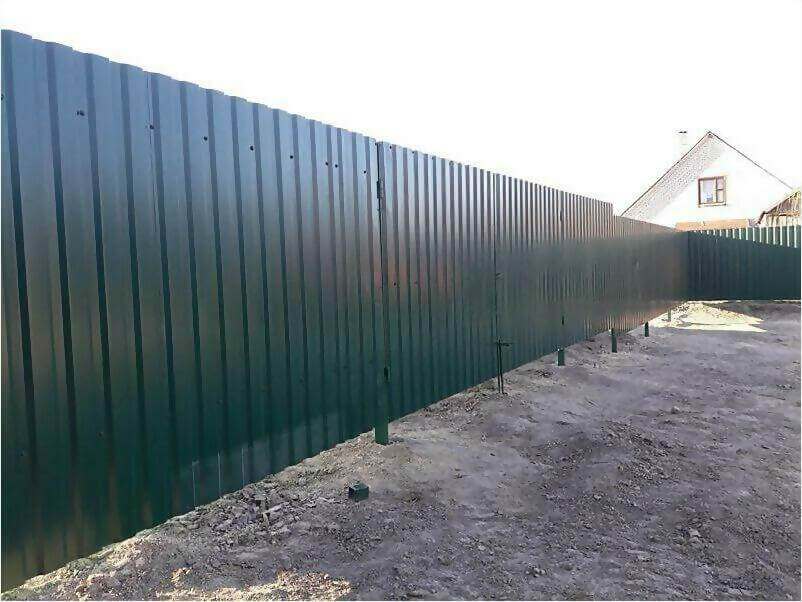 Забор, ворота, калитка из зеленого профлиста 150м фото 5 в Новокубанске