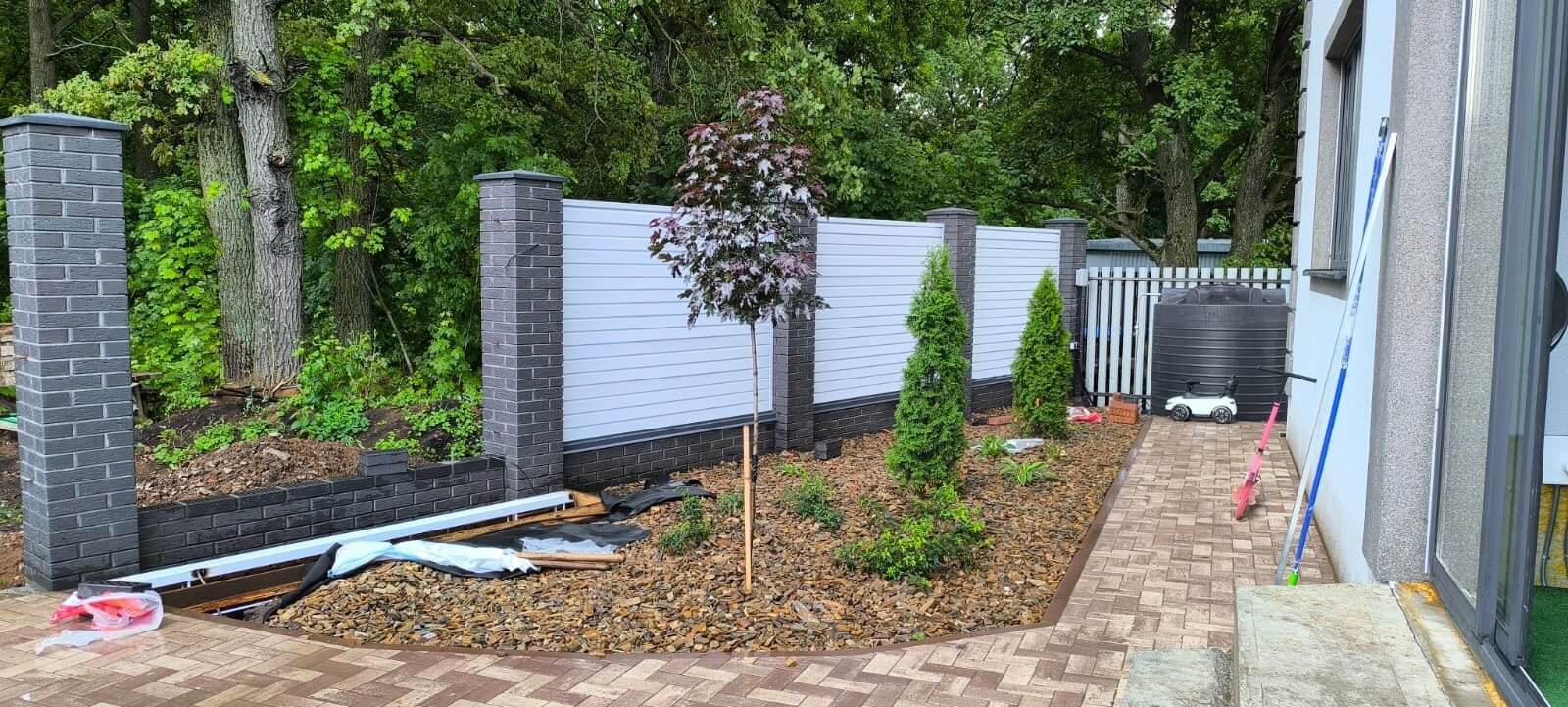 Забор-жалюзи из ламелей Хай-Тек 54м RAL9003 Белый фото 3 в Новокубанске